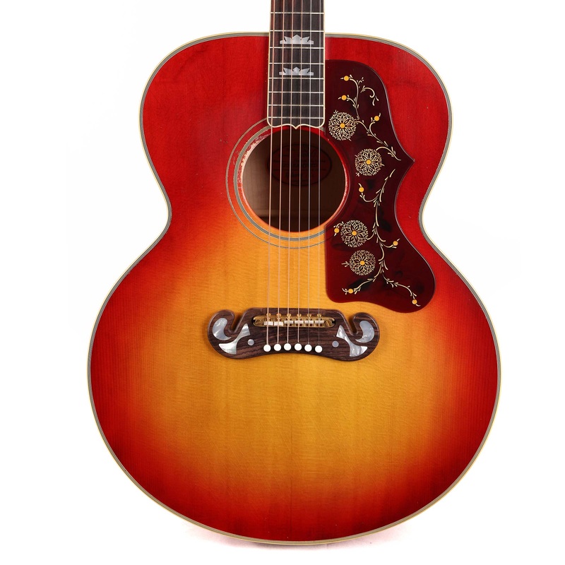 gibson-jimmy-page-1964-sj-200-acoustic-cherry-tea Gibson Jimmy Page 1964 SJ-200 Acoustic Cherry Tea