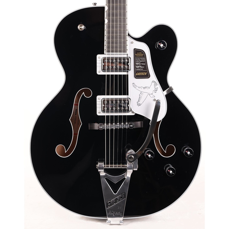 gretsch-falcon-hollowbody-with-string-thru-bigsby-black Gretsch Falcon Hollowbody with String-Thru Bigsby Black