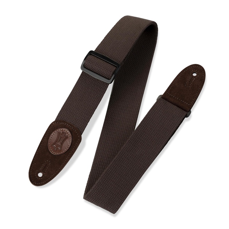 levys-mssc8-brn-guitar-strap-brown-cotton Levys MSSC8-BRN Guitar Strap Brown Cotton