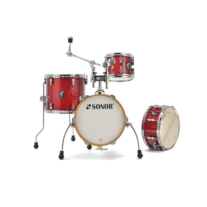 sonor-aqx-jungle-series-4-piece-complete-kit-red-moon-sparkle Sonor AQX Jungle Series 4-Piece Complete Kit - Red Moon Sparkle