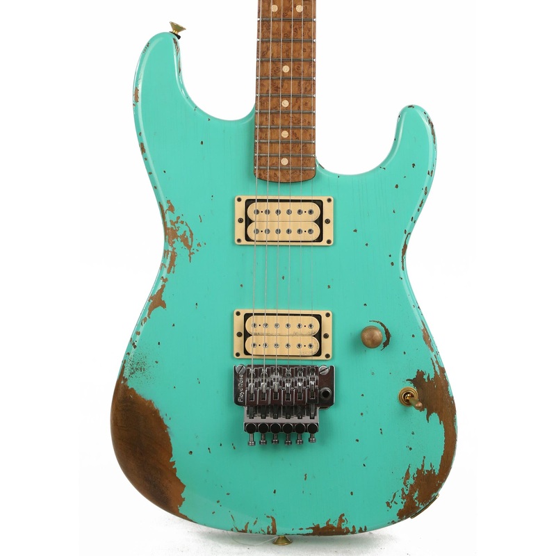charvel-custom-shop-san-dimas-nitro-aged-roasted-alder-seafoam-green-2018 Charvel Custom Shop San Dimas Nitro Aged Roasted Alder Seafoam Green 2018