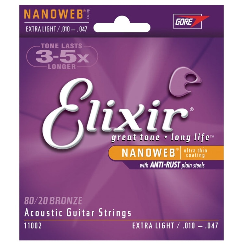 elixir-11002-80-20-bronze-nanoweb-coated-acoustic-guitar-strings-medium-13-56 Elixir 11002 80/20 Bronze Nanoweb Coated Acoustic Guitar Strings, Medium (13-56)