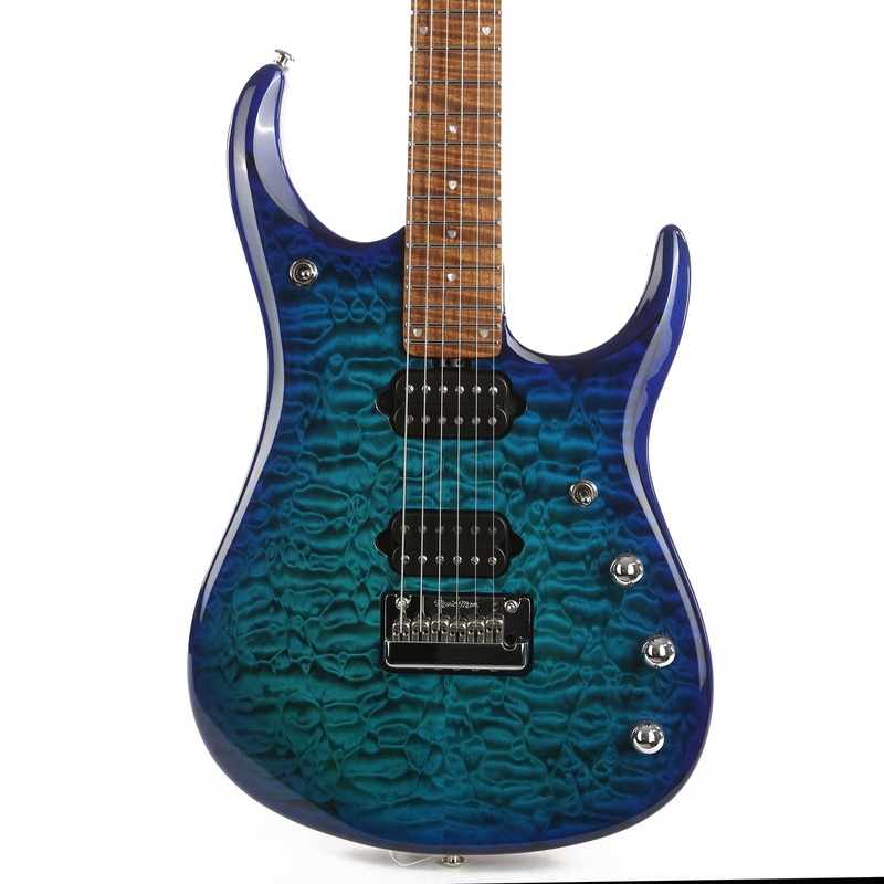 ernie-ball-music-man-john-petrucci-jp15-cerulean-paradise-quilt-top Ernie Ball Music Man John Petrucci JP15 Cerulean Paradise Quilt Top