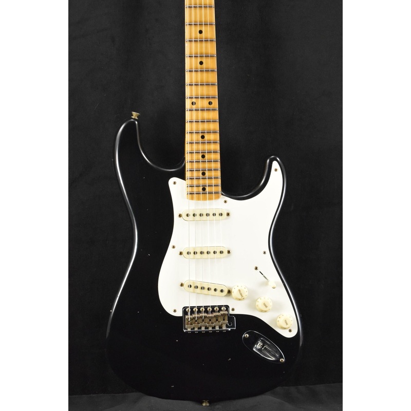 fender-custom-shop-56-stratocaster-journeyman-relic-aged-black-w-soft-v-neck Fender Custom Shop '56 Stratocaster Journeyman Relic Aged Black w/ Soft V Neck