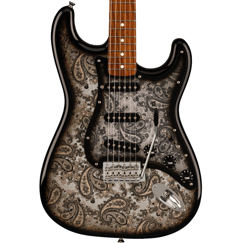 fender-limited-edition-mij-black-paisley-stratocaster Fender Limited Edition MIJ Black Paisley Stratocaster