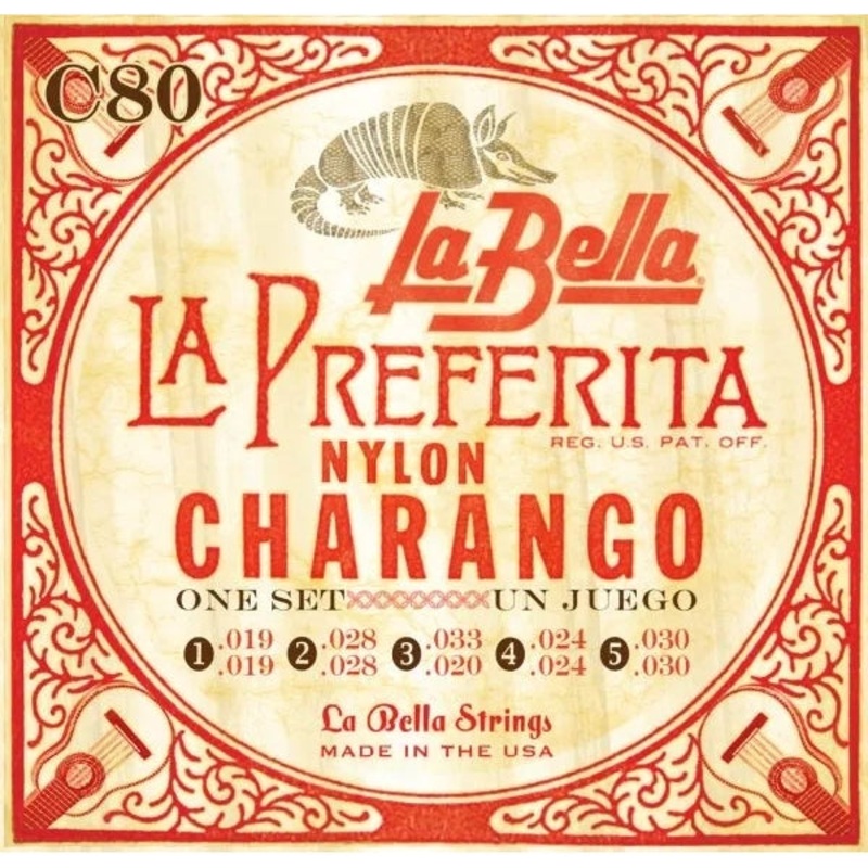 la-bella-c80-charango-strings La Bella C80 Charango Strings
