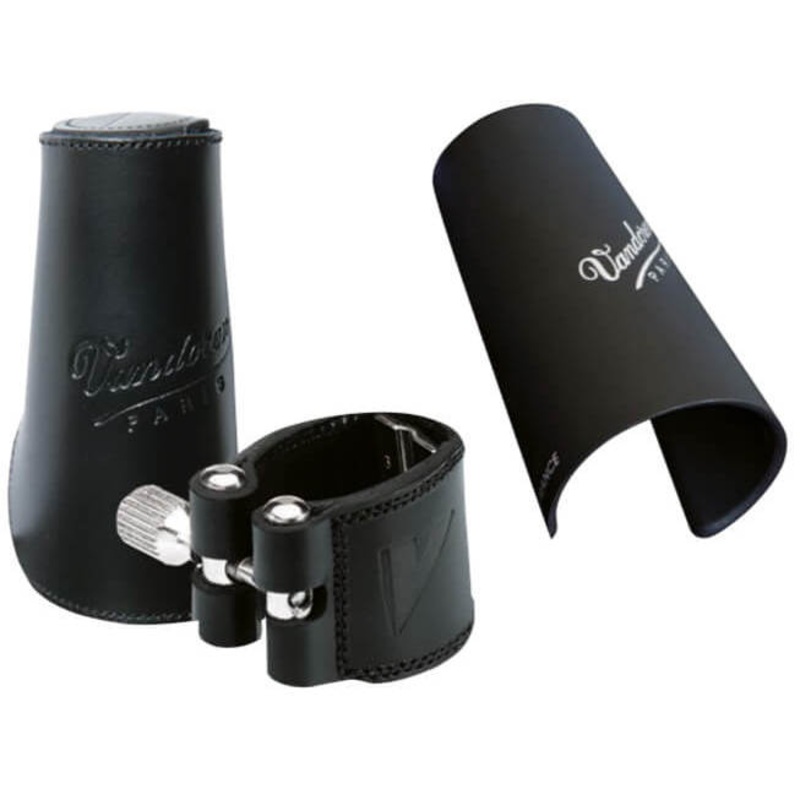 vandoren-lc21l-leather-bb-clarinet-ligature-with-leather-cap Vandoren LC21L Leather Bb Clarinet Ligature with Leather Cap