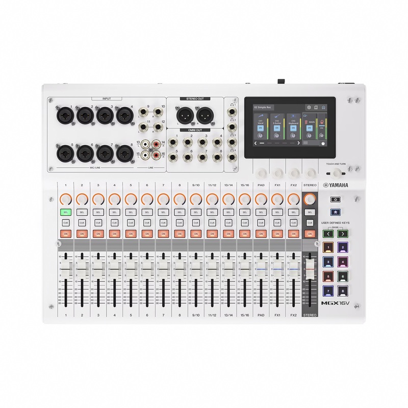 yamaha-mgx16v-digital-mixer-white Yamaha MGX16V Digital Mixer - White