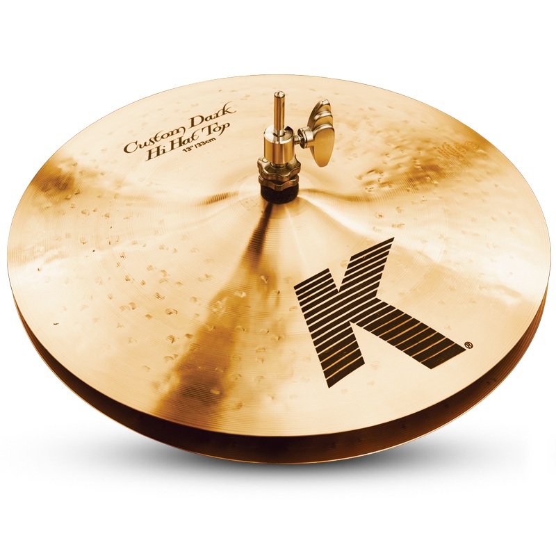 zildjian-13-k-custom-dark-hi-hat-cymbal-bottom Zildjian 13" K Custom Dark Hi-Hat Cymbal - Bottom