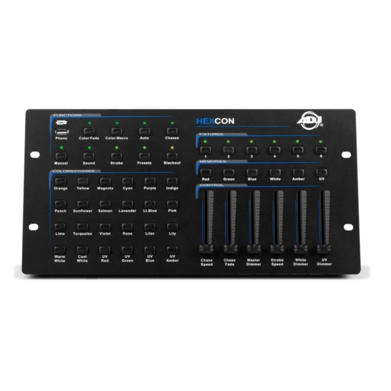 adj-hexcon-36-channel-dmx-controller ADJ HEXCON 36-Channel DMX Controller