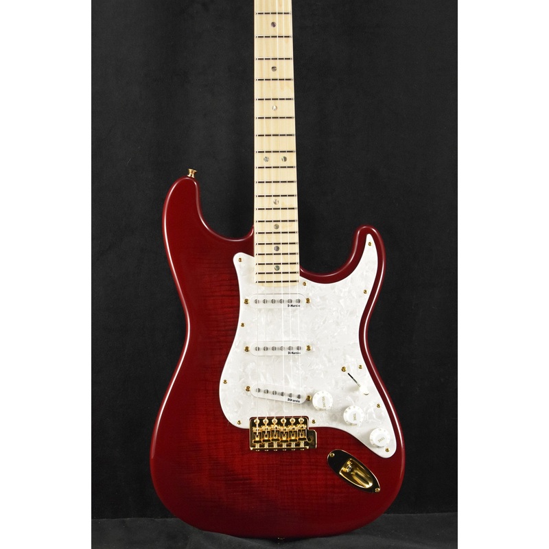 fender-richie-kotzen-stratocaster-transparent-red-burst-maple-fingerboard Fender Richie Kotzen Stratocaster Transparent Red Burst Maple Fingerboard