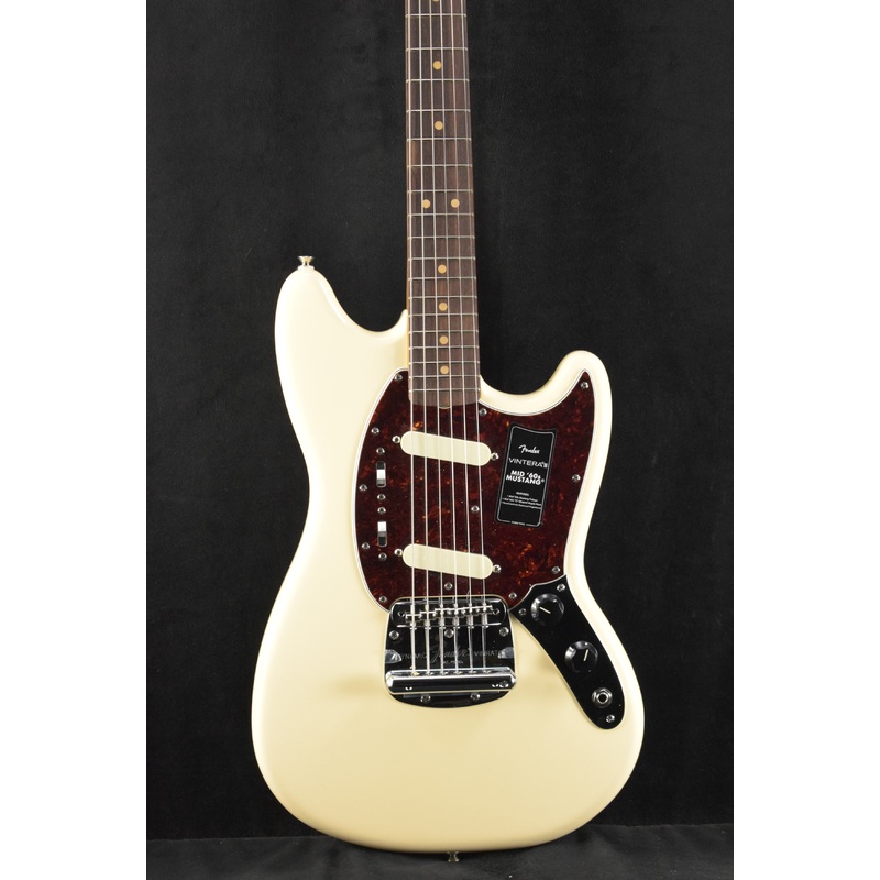 fender-vintera-iii-mid-60s-mustang-olympic-white-rosewood-fingerboard Fender Vintera III Mid '60s Mustang Olympic White Rosewood Fingerboard