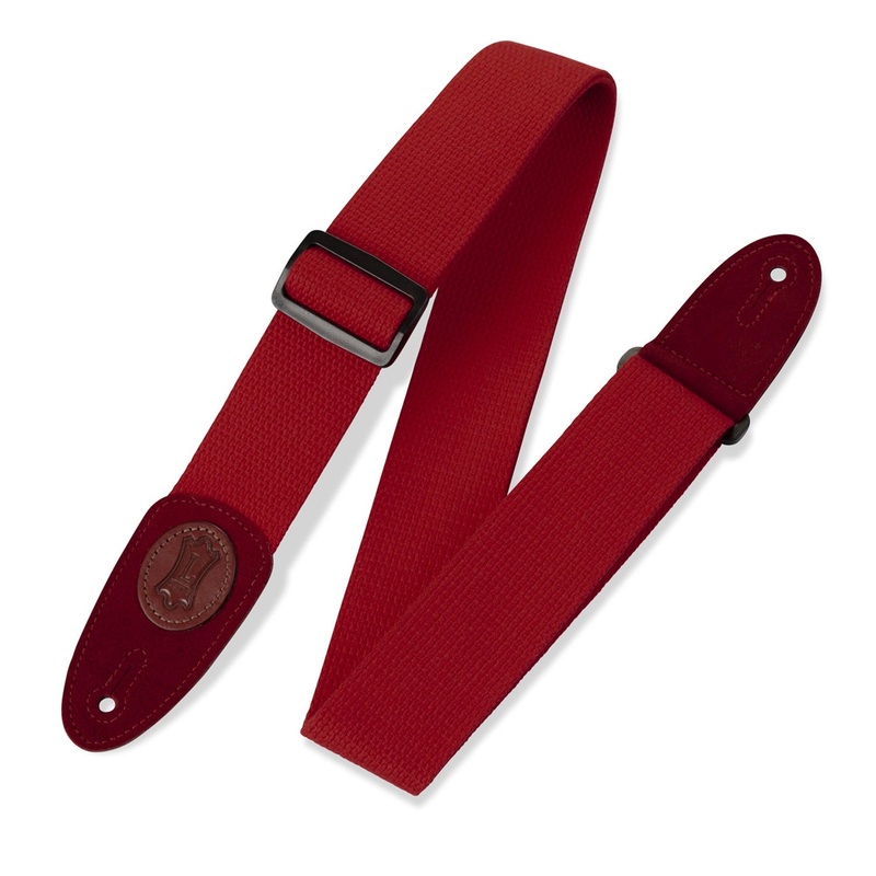 levys-mssc8-red-guitar-strap Levys MSSC8-RED Guitar Strap