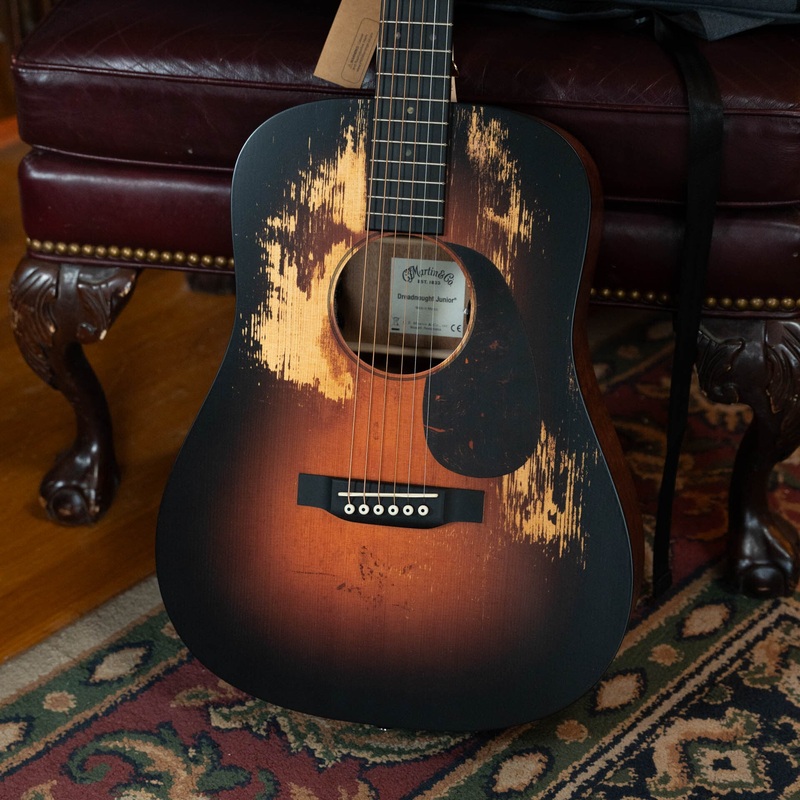 martin-d-jr-e-streetlegend-burst-spruce-sapele-aged-look-dreadnought-guitar-w-martin-electronics-3872 Martin D Jr E Streetlegend Burst Spruce/Sapele Aged-Look Dreadnought Guitar w/Martin Electronics #3872