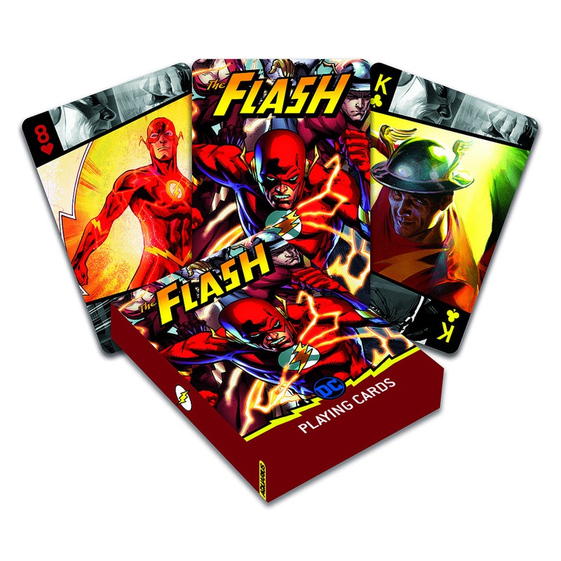 aquarius-dc-comics-the-flash-playing-cards-poker-party-gaming-standard-deck Aquarius DC Comics The Flash Playing Cards Poker Party Gaming Standard Deck