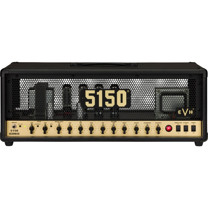 evh-5150-iconic-series-80-watt-el34-tube-guitar-amplifier-head-black EVH 5150 Iconic Series 80 Watt EL34 Tube Guitar Amplifier Head - Black