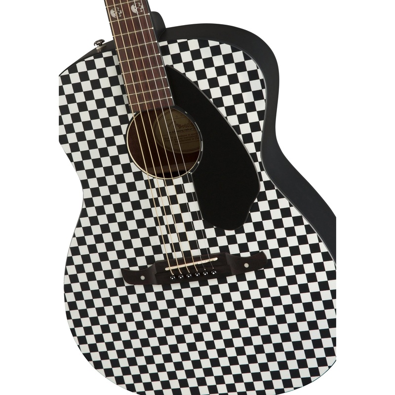 fender-tim-armstrong-signature-hellcat-acoustic-electric-guitar-w-fishman-electronics-checkerboard Fender Tim Armstrong Signature Hellcat Acoustic-Electric Guitar w/ Fishman Electronics - Checkerboard