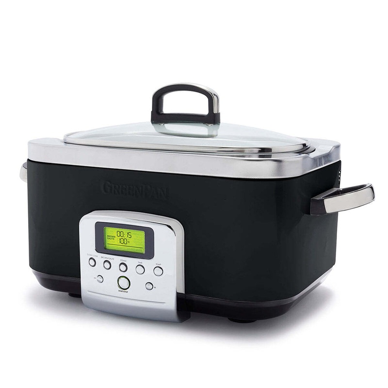 greenpan-elite-electric-black-slow-cooker-230v-2200w-home-kitchen-cookware GreenPan Elite Electric Black Slow Cooker 230V 2200W Home Kitchen Cookware