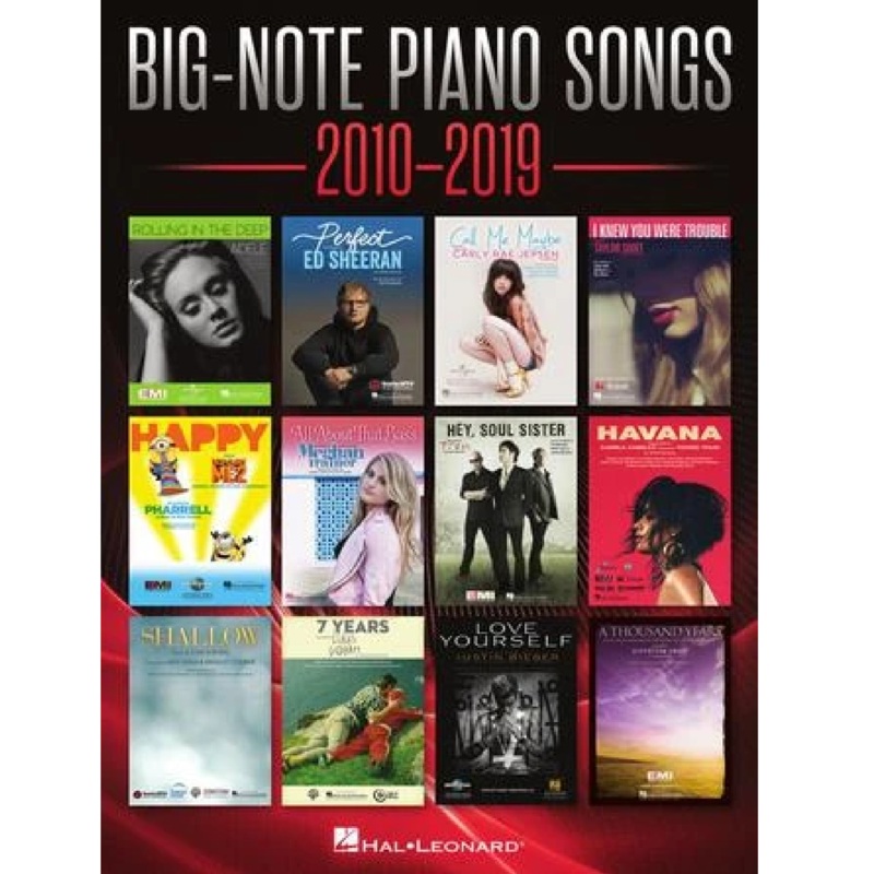 hal-leonard-hl00345659-big-note-piano-songs-2010-2019-big-note-songbook Hal Leonard HL00345659 Big-Note Piano Songs 2010-2019, Big Note Songbook