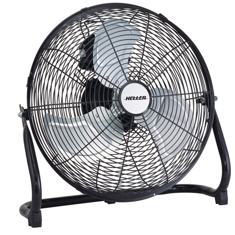 heller-40cm-floor-desk-high-velocity-air-cooler-fan-cooling-circulator-black Heller 40cm Floor/Desk High Velocity Air Cooler Fan/Cooling/Circulator - Black