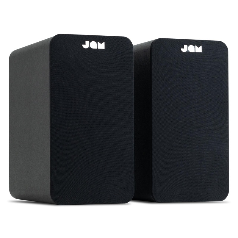 jam-bookshelf-bluetooth-speakers-black Jam Bookshelf Bluetooth Speakers (Black)
