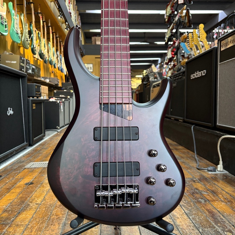 mtd-kingston-ag-5-andrew-gouch-signature-5-string-bass-smoky-purple-satin MTD Kingston AG-5 Andrew Gouch Signature 5-String Bass Smoky Purple Satin