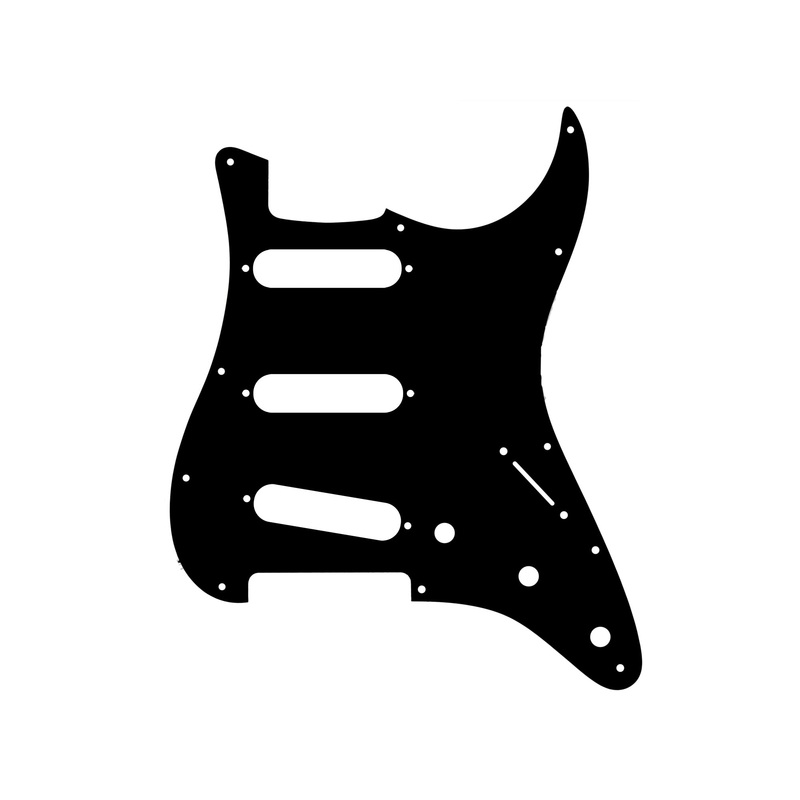 pickguard-for-sss-stratocaster-modern-11-hole Pickguard for SSS Stratocaster (Modern 11 Hole)