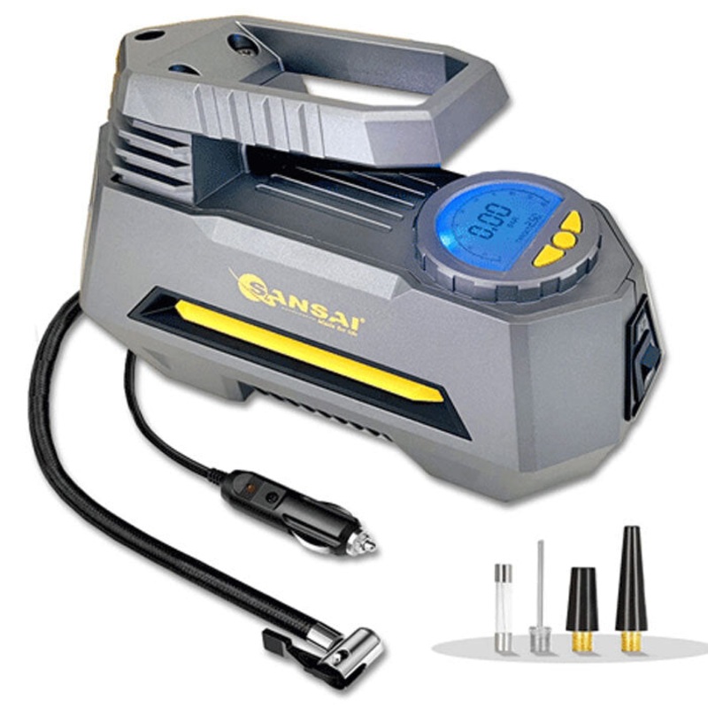 sansai-120w-portable-air-pump-black Sansai 120W Portable Air Pump (Black)
