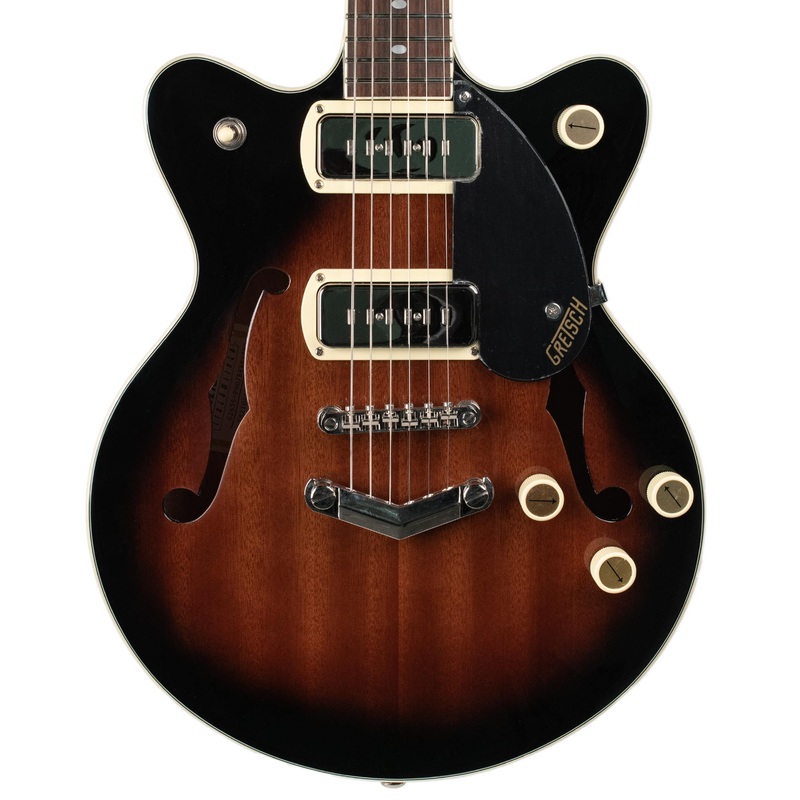 gretsch-g2655-p90-streamliner-center-block-jr-double-cut-p90-with-v-stoptail-brownstone GRETSCH G2655-P90 STREAMLINER CENTER BLOCK JR. DOUBLE-CUT P90 WITH V-STOPTAIL - BROWNSTONE