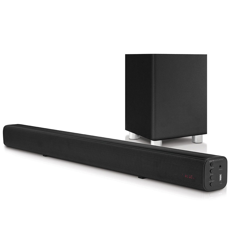 pure-acoustics-sbw-175-bluetooth-soundbar-with-wireless-subwoofer Pure Acoustics SBW-175 Bluetooth Soundbar with Wireless Subwoofer