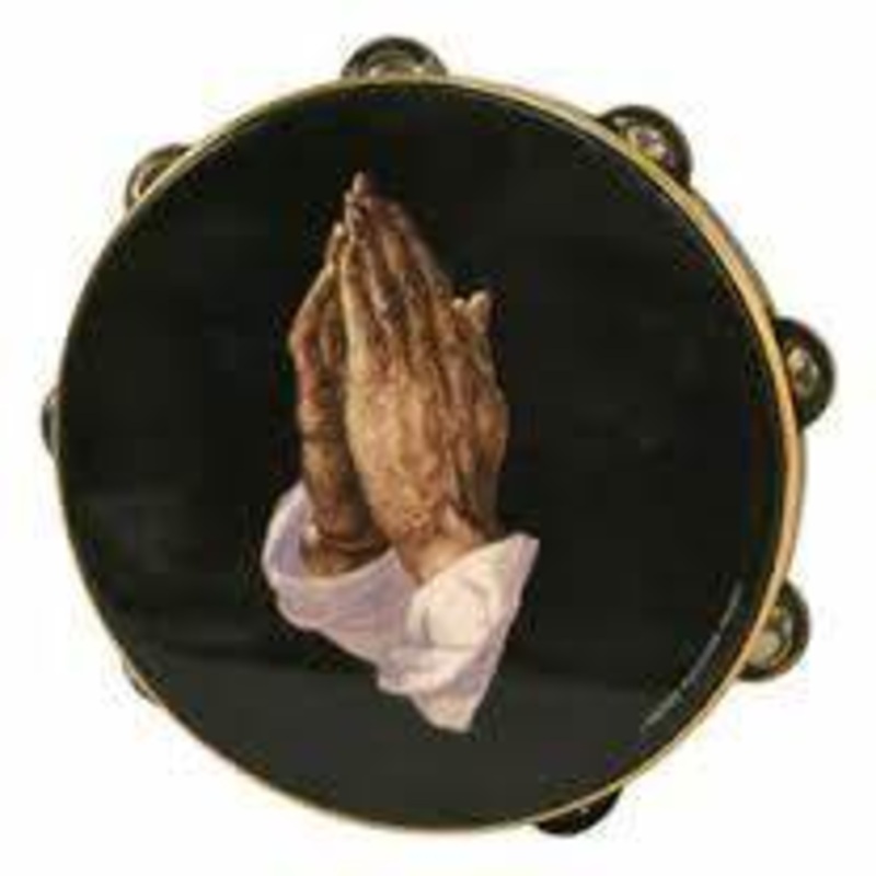 remo-praying-hands-tambourine-double-row Remo Praying Hands Tambourine - Double Row