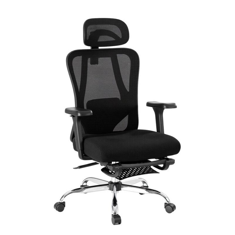 artiss-ergonomic-mesh-office-chair-black Artiss Ergonomic Mesh Office Chair (Black)