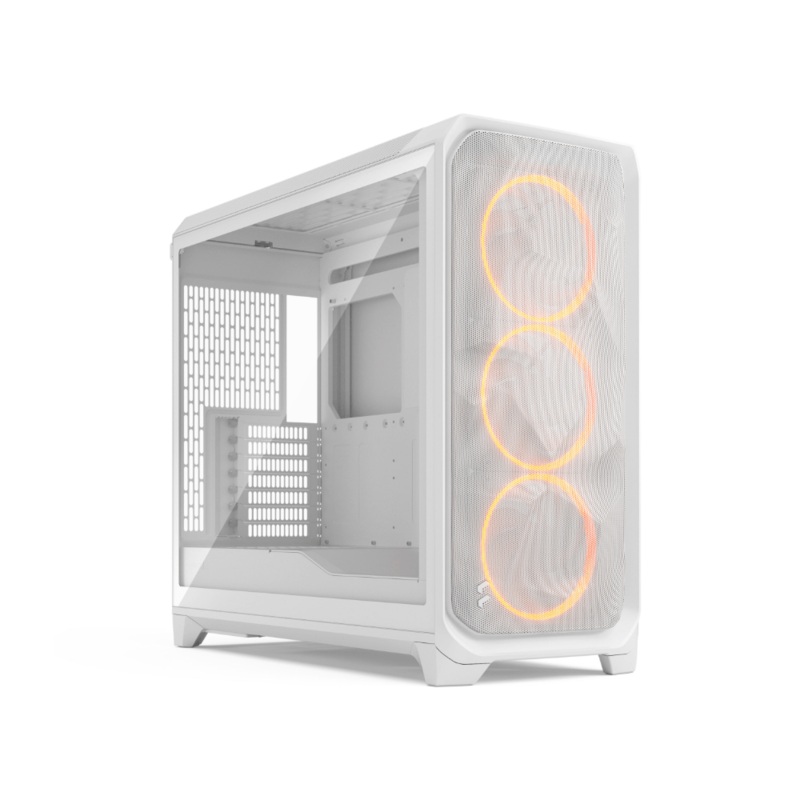 fractal-design-meshify-3-xl-full-tower-case-white-rgb-tg-clear-tint Fractal Design Meshify 3 XL Full-Tower Case - White RGB TG Clear Tint