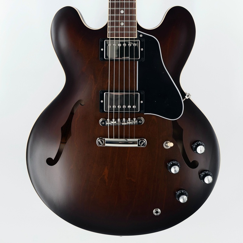 gibson-es-335-satin-semi-hollow-guitar-smokehouse-satin Gibson ES-335 Satin Semi-Hollow Guitar - Smokehouse Satin