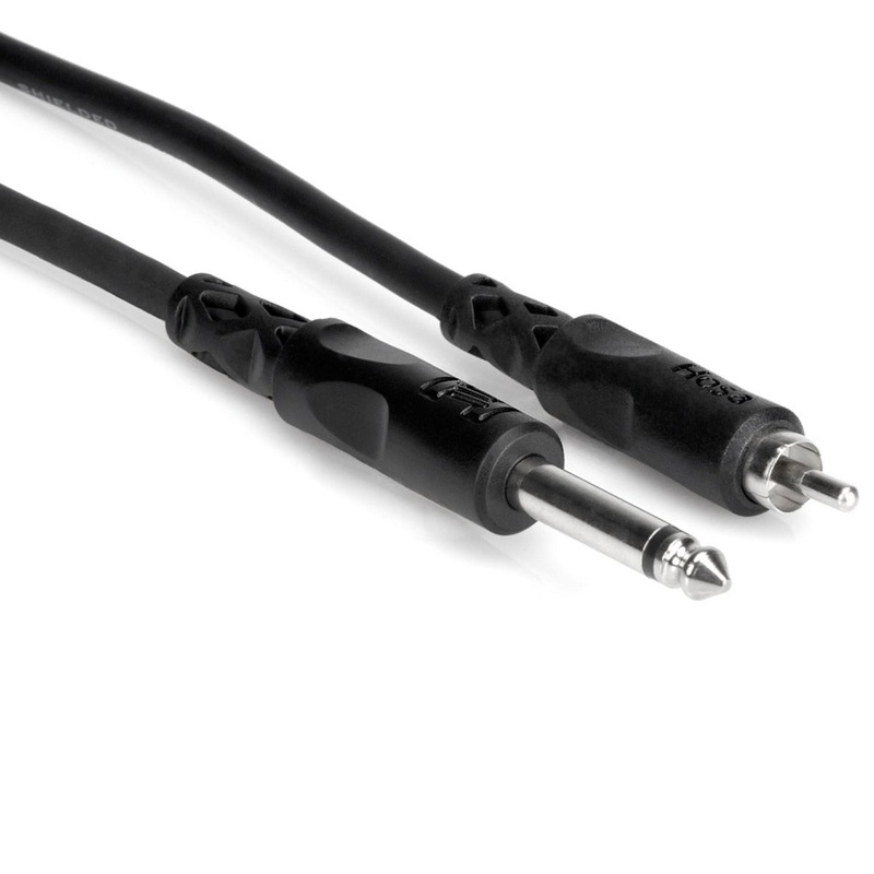 hosa-cpr-110-unbalanced-interconnect-1-4-in-ts-to-rca-10-ft-loc-1a Hosa CPR-110 Unbalanced Interconnect 1/4 in TS to RCA 10 ft (Loc:1A)