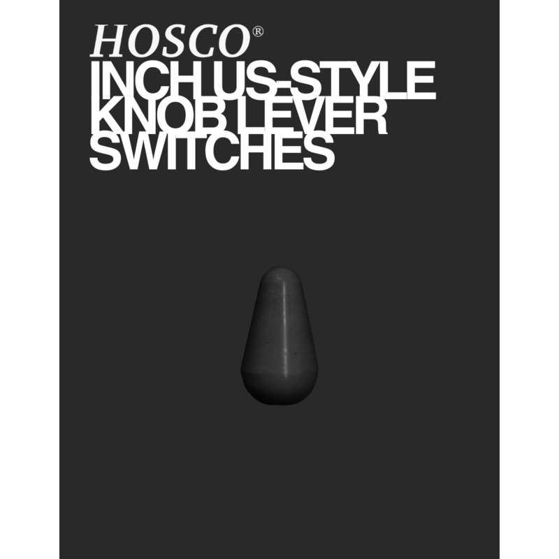 hosco-lever-switch-knob-black Hosco Lever Switch Knob - Black