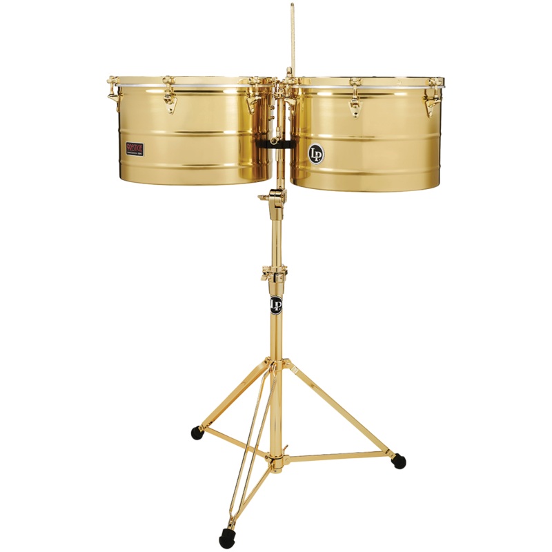latin-percussion-lp1516-bgd-prestige-15-16-timbales-set-chrome-gold Latin Percussion LP1516-BGD Prestige 15 & 16 Timbales Set Chrome Gold