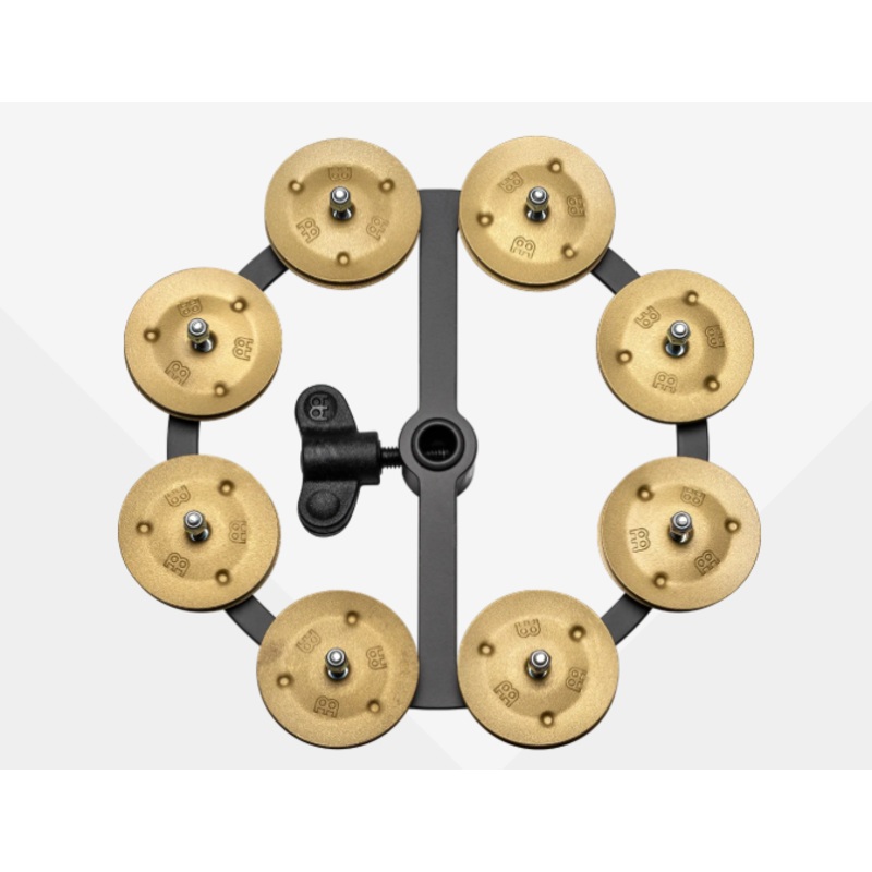 meinl-artist-series-hthhbg-benny-greb-sand-hi-hiat-tambourine-sandblasted-brass-jingles Meinl Artist Series HTHHBG Benny Greb Sand Hi Hiat Tambourine Sandblasted Brass Jingles