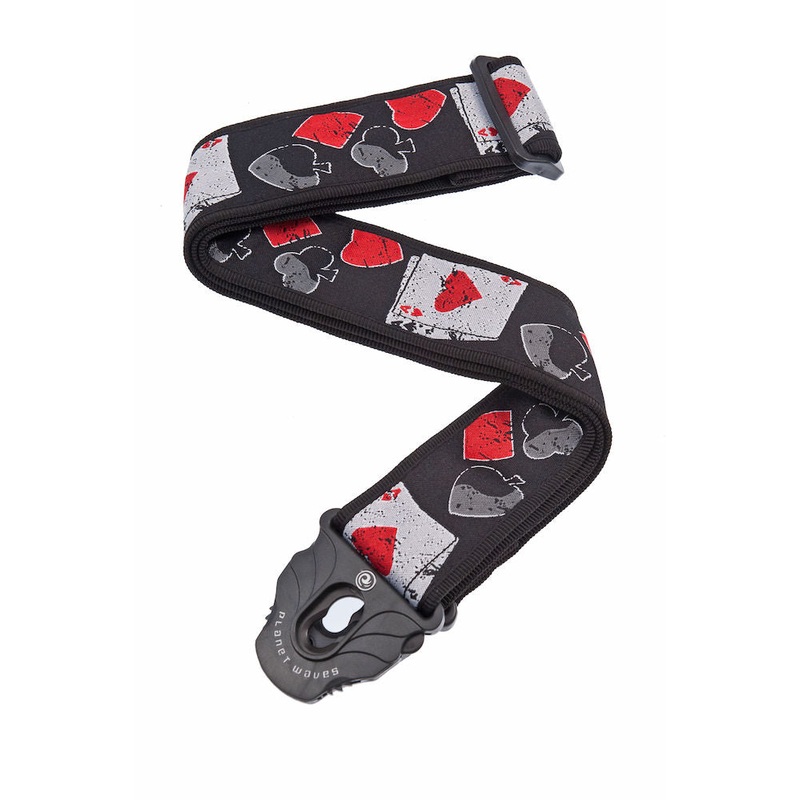 d-addario-planet-lock-guitar-strap-hold-em D'Addario Planet Lock Guitar Strap, Hold 'em
