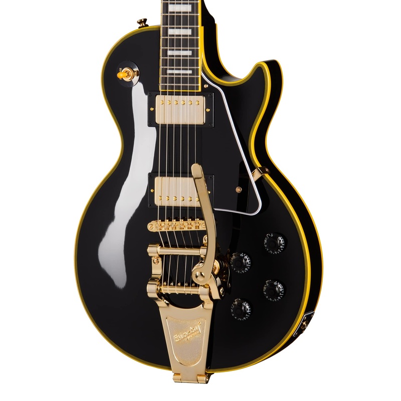 epiphone-joe-bonamassa-signature-1959-les-paul-custom-w-hardshell-case-aged-ebony-only-1500-made Epiphone Joe Bonamassa Signature 1959 Les Paul Custom w/ Hardshell Case - Aged Ebony - Only 1500 Made