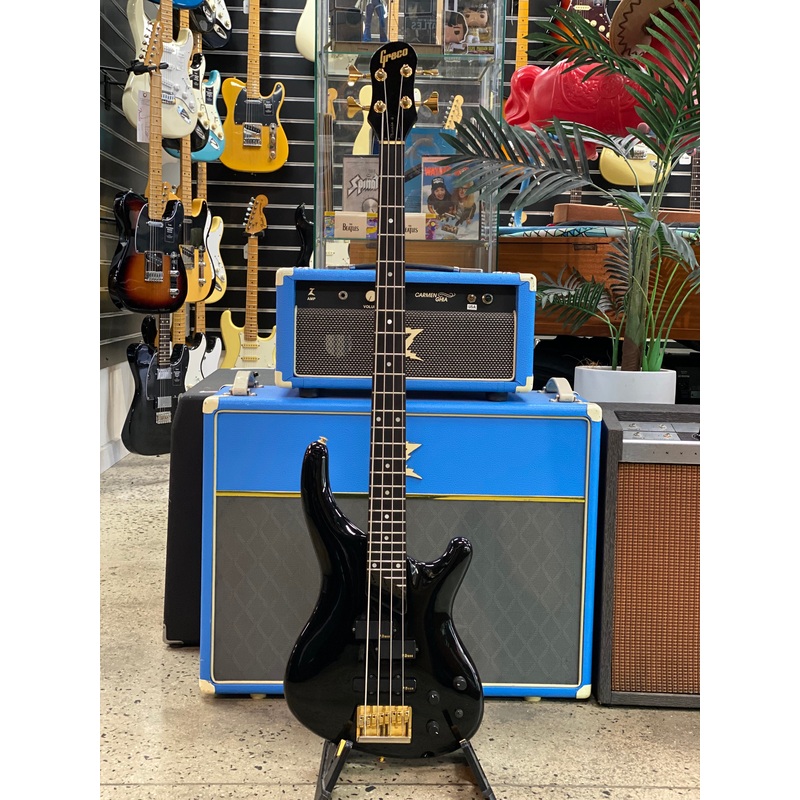 greco-phoenix-series-pxb-80-bass-w-bag-black-pre-loved Greco Phoenix Series PXB-80 Bass w/bag | Black ***pre loved***