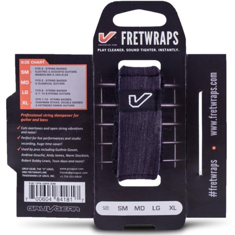 gruv-gear-fw-1pk-drk-sm-fretwrap-small-4-string-bass-6-string-guitar-ukulele-ebony-wood Gruv Gear FW-1PK-DRK-SM FretWrap, Small, 4-String Bass, 6-String Guitar, Ukulele, Ebony Wood