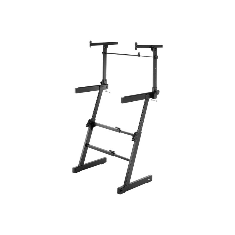hercules-autolock-z-keyboard-stand-w-tier-ks410b Hercules Autolock Z-Keyboard Stand W/Tier KS410B