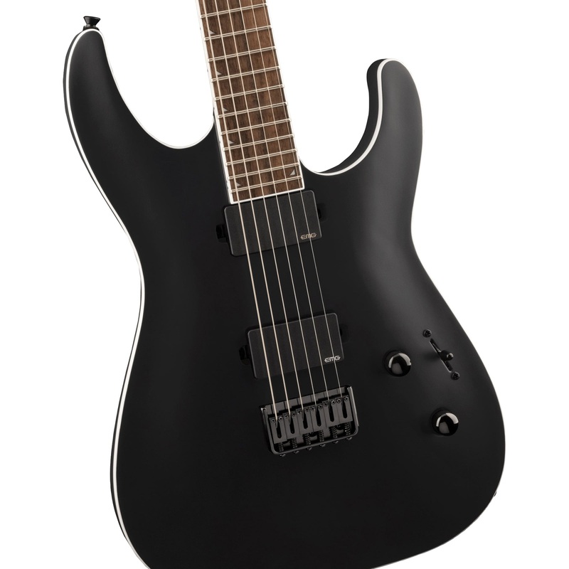 jackson-x-series-soloist-sla6-dx-baritone-guitar-satin-black Jackson X Series Soloist SLA6 DX Baritone Guitar - Satin Black