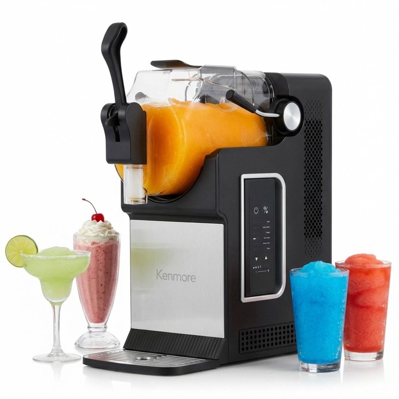 kenmore-slushie-and-frozen-drink-machine-2-1-l Kenmore Slushie and Frozen Drink Machine, 2.1 L
