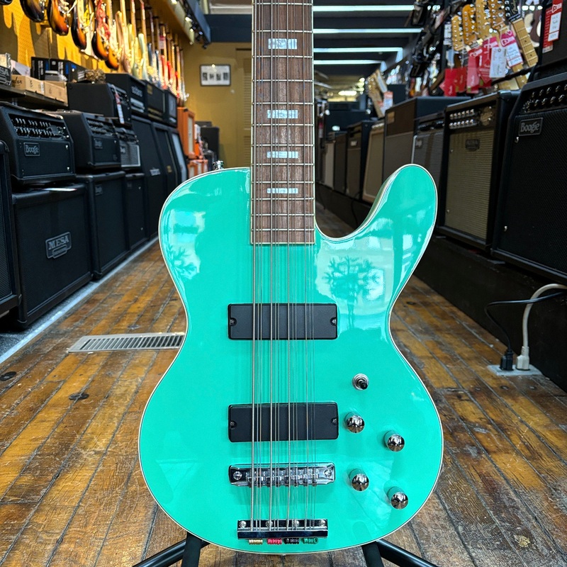 musicvox-space-cadet-12-string-bass-inverted-2012-seafoam-green-w-gator-hard-case Musicvox Space Cadet 12-String Bass Inverted 2012 Seafoam Green w/Gator Hard Case