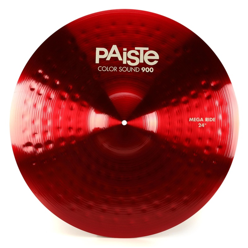 paiste-24-inch-color-sound-900-red-mega-ride-cymbal Paiste 24 inch Color Sound 900 Red Mega Ride Cymbal