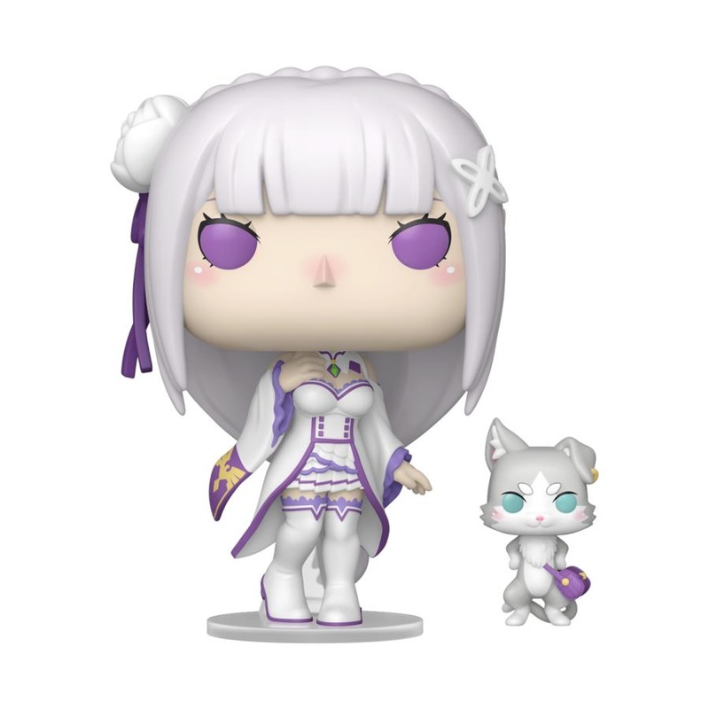 re-zero-starting-life-in-another-world-emilia-puck-pop-vinyl Re:Zero - Starting Life in Another World - Emilia & Puck Pop! Vinyl