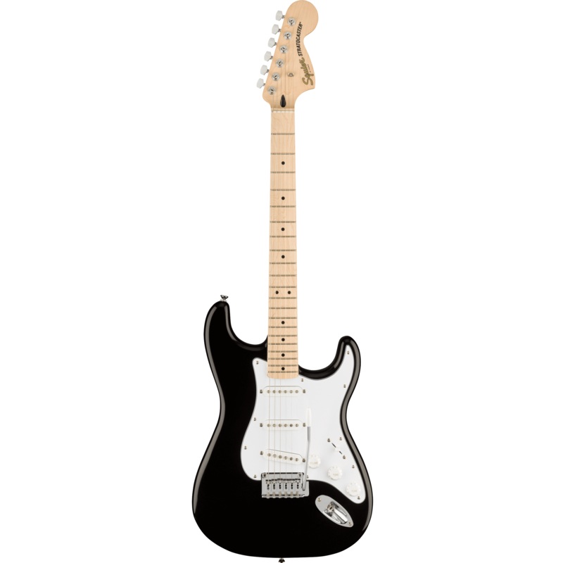 squier-037-8002-506-affinity-strat-sss-mapel-wpg-black Squier 037-8002-506 Affinity Strat, SSS, Mapel, WPG, Black