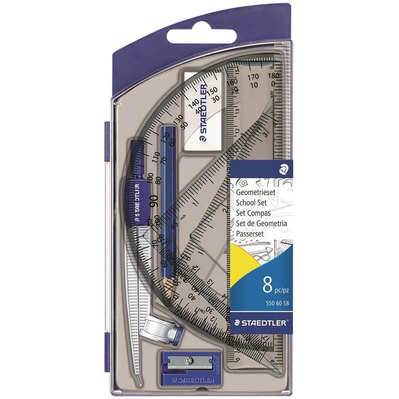 staedtler-550-noris-club-school-maths-set-8-piece Staedtler 550 Noris Club School Maths Set 8 Piece